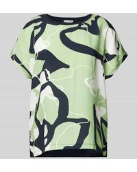 Tom Tailor - Regular Fit T-Shirt aus Viskose und Baumwoll-Modal-Mix - Lyst