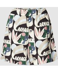 Carhartt - Shorts aus Viskose mit Allover-Print Modell 'Tamas' - Lyst