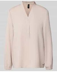 Marc Cain - Regular Fit Blouse Met Tuniekhals - Lyst