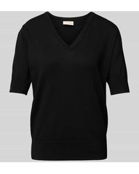 Freequent - Strickshirt mit V-Ausschnitt Modell 'Katie' - Lyst