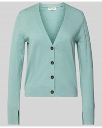 Marc O' Polo - Slim Fit Strickjacke aus Baumwoll-Leinen-Mix - Lyst