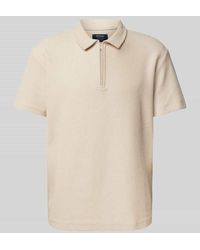 Mcneal - Regular Fit Poloshirt Mit Reißverschluss - Lyst