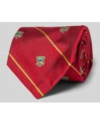 Polo Ralph Lauren - Zijden Stropdas Met Motiefstitching - Lyst