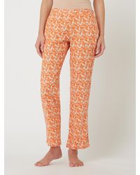 Calvin Klein Pyjamabroek Van Viscose - Oranje
