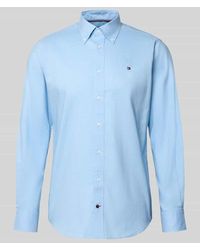 Tommy Hilfiger - Regular Fit Businesshemd aus reiner Baumwolle - Lyst