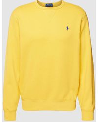 Polo Ralph Lauren - Sweatshirt mit Logo-Stitching und Regular Fit - Lyst