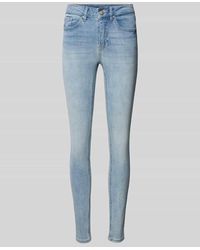 Vero Moda - Skinny Fit Jeans im 5-Pocket-Design Modell 'FLASH' - Lyst