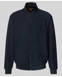 BOSS - Regular Fit Sweatjack Van Puur Katoen, Model 'Lisimba' - Lyst