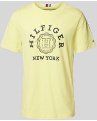Tommy Hilfiger - T-Shirt mit Label-Print Modell 'HILFIGER COIN' - Lyst