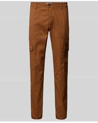 Blend - Cargohose Mit Elastischen Abschlüssen - Lyst