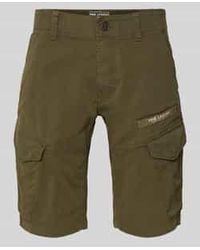 PME LEGEND - Tapered Fit Cargo Bermuda's Met Klepzakken Model 'Nordrop' - Lyst