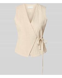 Neo Noir - Slim Fit Weste mit Leinen-Anteil Modell 'Samara' - Lyst