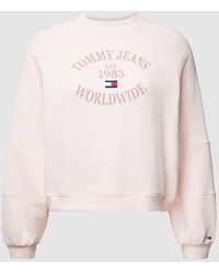 Tommy Hilfiger - PLUS SIZE Sweatshirt mit Label-Print Modell 'WORLDWIDE' - Lyst
