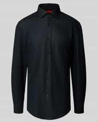 HUGO - Slim Fit Zakelijk Overhemd Met Knoopsluiting, Model 'Kenno' - Lyst