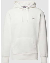GANT - Hoodie Mit Label-Stitching Modell 'Shield' - Lyst