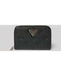 Guess - Portemonnaie Mit Logo-Applikation Modell 'Cresidia' - Lyst