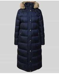 Ralph Lauren - Gewatteerde Lange Jas Met Capuchon En Ritszakken - Lyst