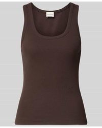 Closed - Tanktop in Ripp-Optik mit Rundhalsausschnitt - Lyst