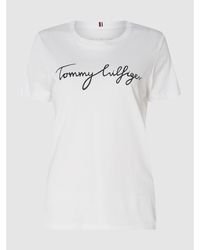 Tommy Hilfiger Heritage Logo-T-Shirt - Weiß