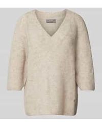 Mos Mosh - Gebreide Pullover Met 3/4-mouwen - Lyst