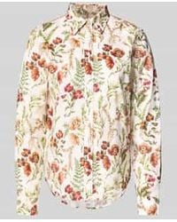 GANT - Regular Fit Overhemdblouse Met All-Over Bloemenprint, Model 'Floral' - Lyst