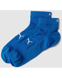 PUMA - Socken Mit Eingewebten Label-Details Im 2Er-Pack Modell 'Quarter' - Lyst