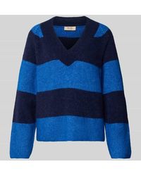 Mos Mosh - Strickpullover aus Woll-Mix mit Streifenmuster Modell 'Taci' - Lyst