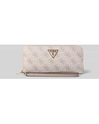 Guess - Portemonnaie mit Logo-Applikation Modell 'Laurel' - Lyst