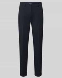 Cambio - Slim Fit Stoffen Broek Met Persplooien, Model 'Kathreen' - Lyst