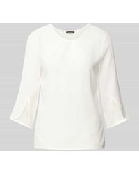 MORE&MORE - Regular Fit Blusenshirt mit Rundhalsausschnitt und 3/4-Arm - Lyst