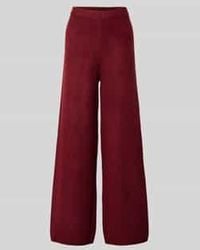 Jake*s - Wide Fit Gebreide Broek Met Elastische Band - Lyst