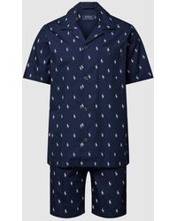 Polo Ralph Lauren - Pyjama mit Allover-Logo-Muster Modell 'WOVEN' - Lyst