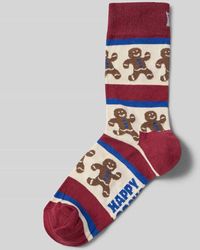 Happy Socks - Socken im Allover-Look Modell 'Gingerbread Stripe' - Lyst