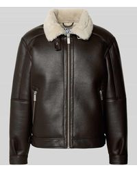 JAKE*S STUDIO MEN - Regular Fit Jacke mit Kunstfellkragen - Lyst