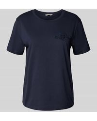 GANT - Regular Fit T-Shirt aus reiner Baumwolle mit Logo-Patch - Lyst