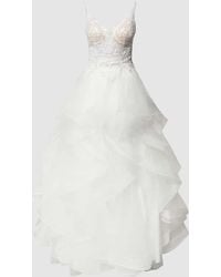 Luxuar - Brautkleid mit Details aus Spitze - Lyst