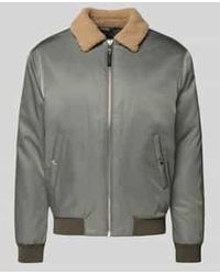 Mcneal - Regular Fit Jack Met Platte Kraag - Lyst