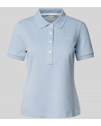 GANT - Regular Fit Poloshirt im unifarbenen Design - Lyst