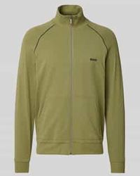 BOSS - Sweatjack Met Labelstitching - Lyst