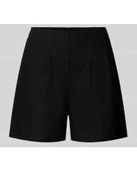 Vero Moda - Regular Fit Korte Broek Van Een Mix Van Viscose En Linnen - Lyst