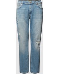 Only & Sons Jeans In Used-look, Model 'sweft' - Blauw