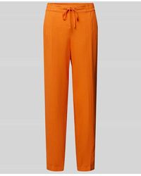 S.oliver - Tapered Fit Stoffhose mit Tunnelzug - Lyst