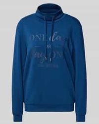Soya Concept - Sweatshirt Met Opstaande Kraag En Tunnelkoord, Model 'Banu' - Lyst