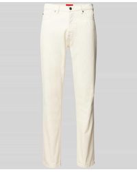 HUGO - Tapered Fit Jeans im 5-Pocket-Design Modell 'Ash' - Lyst