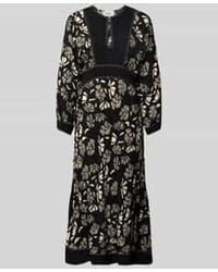 Ba&sh - Maxi-Jurk Met Druppelvormige Hals, Model 'Dress Aude' - Lyst