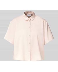 Jake*s - Regular Fit Bluse mit durchgehender Knopfleiste - Lyst