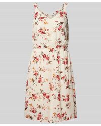 ONLY - Knielanges Kleid mit Allover-Print Modell 'KARMEN' - Lyst