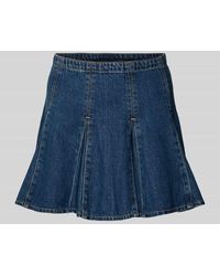Levi's - Mini-Jeansrock aus Baumwoll-Lyocell-Mix Modell 'GODET' - Lyst