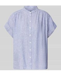 BOSS - Relaxed Fit Bluse aus Leinen-Viskose-Mix Modell 'Boleana' - Lyst