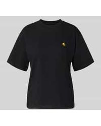 Carhartt - T-Shirt Met Labelstitching - Lyst